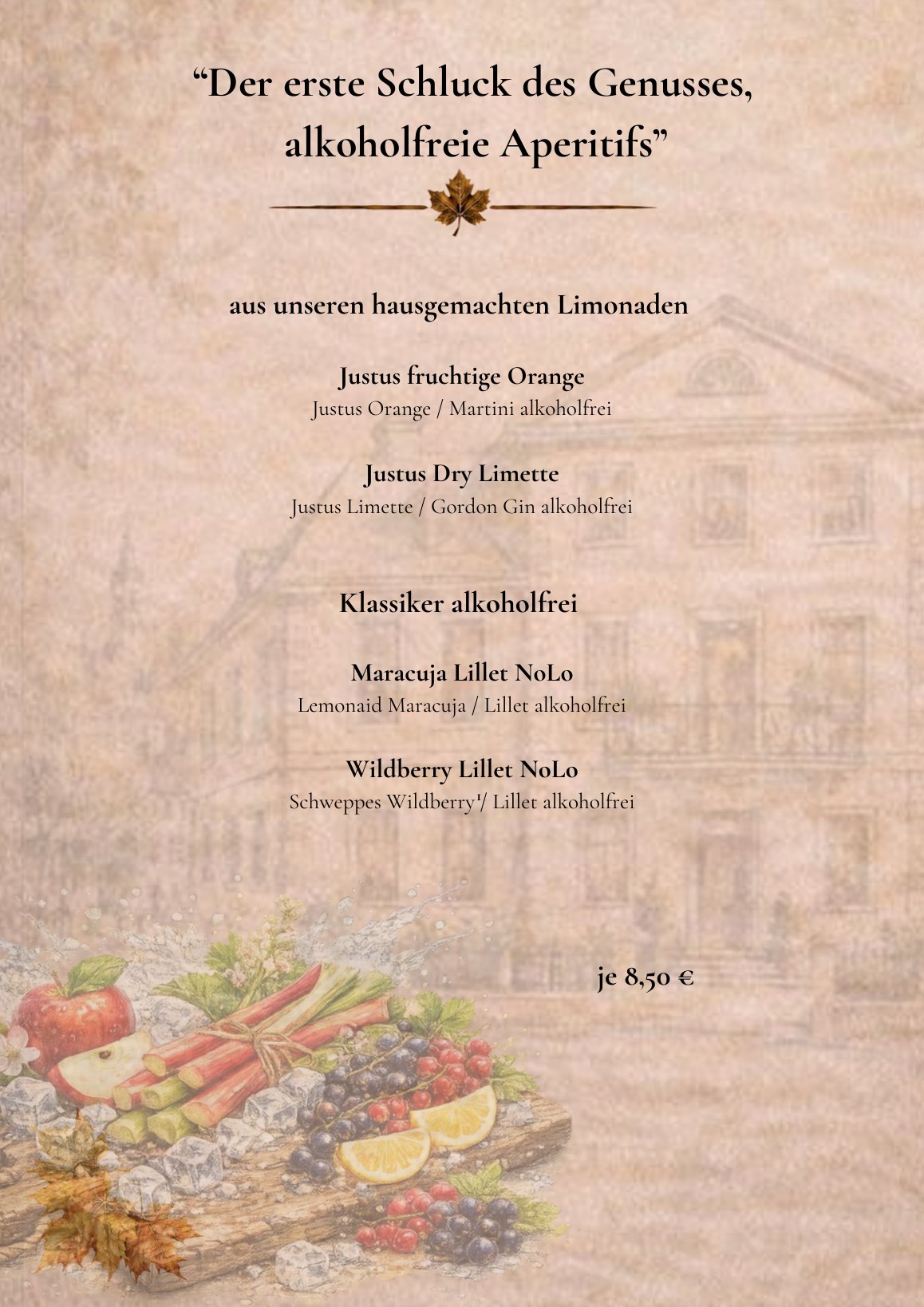 Herbstgenuss Speisekarte, Seite 2 von 24